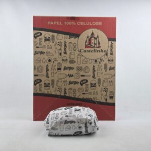 PAPEL ACOPLADO HAMBURGUER (30X38) C/400 CASTELINHO