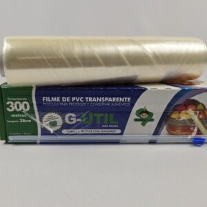 CAIXA TRILHO BOBINA PVC 28X300MTS - GUARUFILM