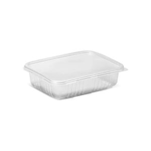 G302-CONJUNTO POTE E TAMPA RETANGULAR TR 700ML PP C/100 GALVANOTEK