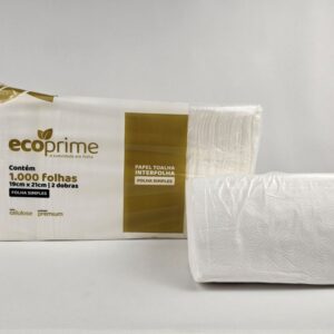 PAPEL TOALHA INTERFOLHA CELULOSE ECOPRIME BABY (19X21) C/1.000