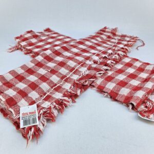 SACO XADREZ VERMELHO 47X70 PREMIUM UNIDADE