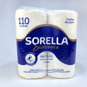 PAPEL FRITURA 2 ROLOS 110FLS SORELLA