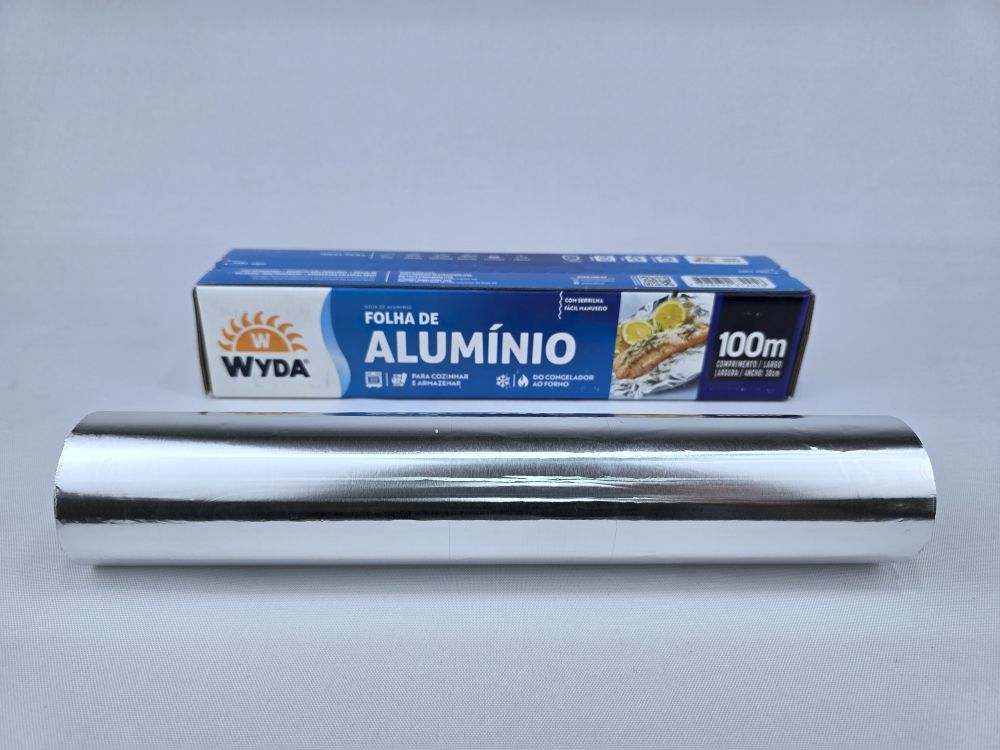 ROLO DE ALUMINIO 30CMX100METROS UNIDADE WYDA