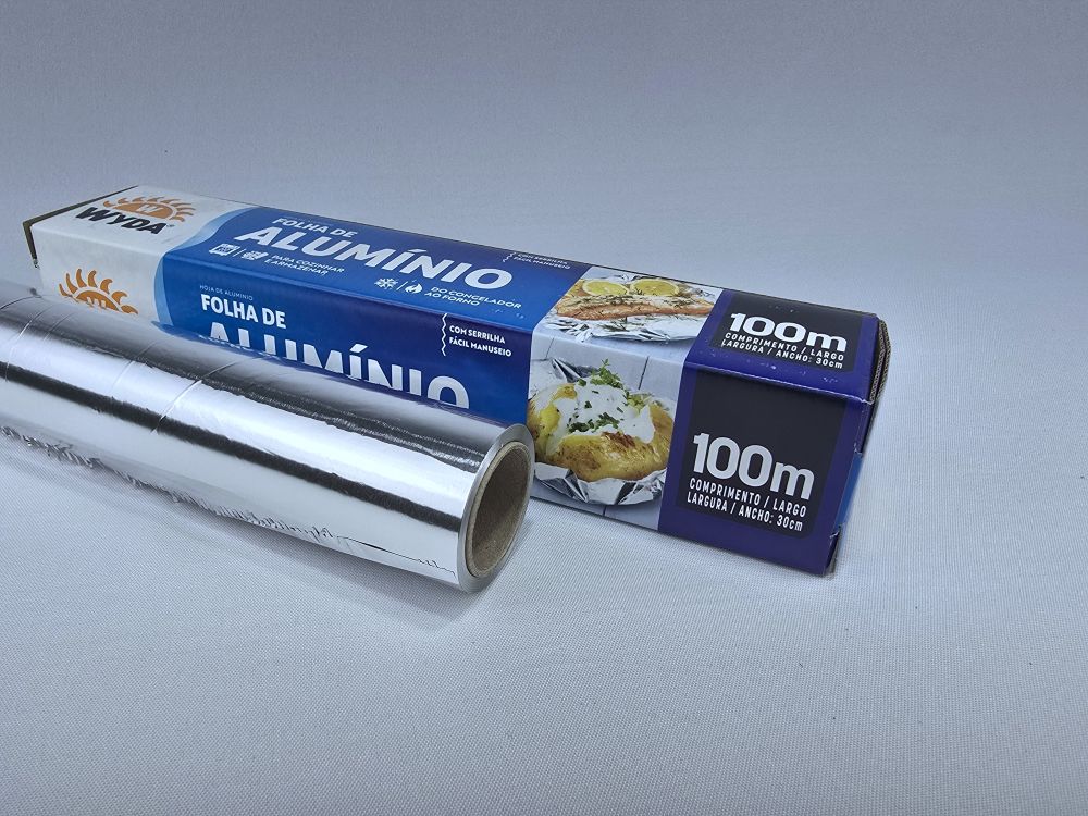 ROLO DE ALUMINIO 30CMX100METROS UNIDADE WYDA - Imagem 3
