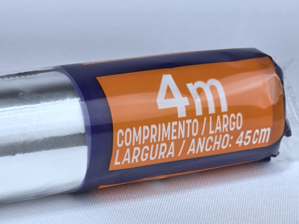 ROLO DE ALUMINIO 45CMX4,0METROS UNIDADE WYDA - Imagem 2