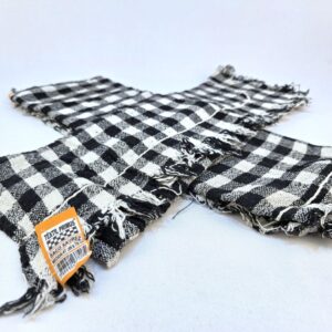 SACO XADREZ PRETO 47X70 PREMIUM UNIDADE