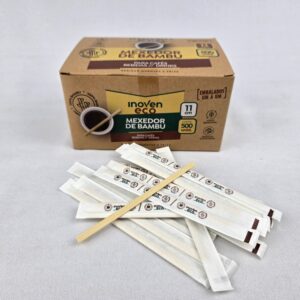 SACHE MEXEDOR CAFE BAMBU 11CM - INOVEN C/500