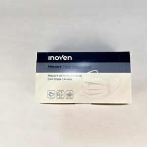 MASCARA DESCARTAVEL TRIPLA INOVEN C/50