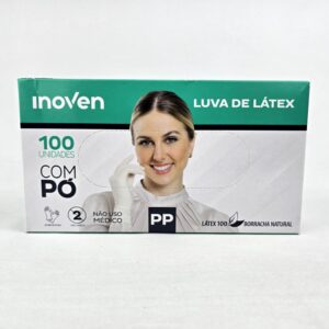 LUVA LATEX PP - C/100