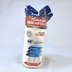 TW2023 - TOALHA WIPER BRANCO 50G/M2 C/60