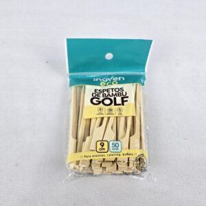 ESPETO GOLF LANCHE 9 CM - C/50